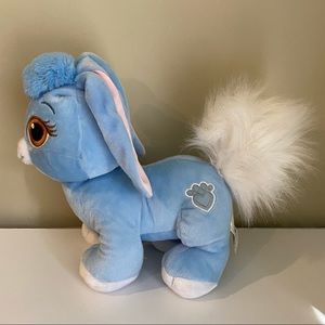 Build a Bear Disney Palace Pets Snow White Blue Berry Bunny 12" Sparkle Plush